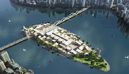 福州:網傳中洲島改造方案效果圖 部門回應:傳言不實